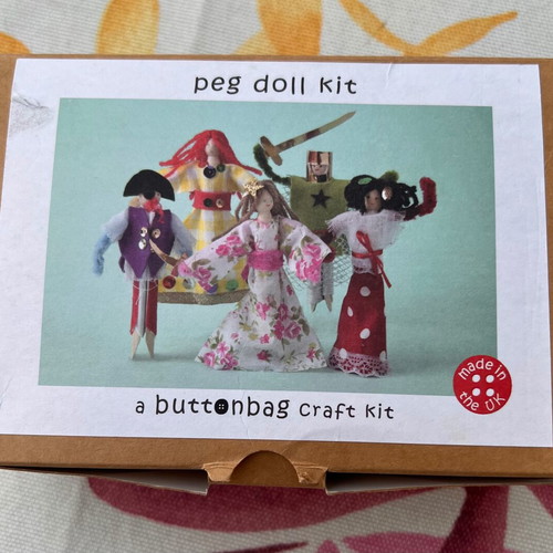 Imaginarium Couture Design Sewing Kit and Peg Doll Craft Kit used