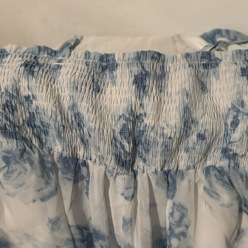 Blue floral dress, size XS