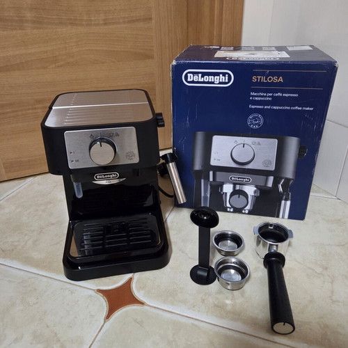 De'Longhi Stilosa EC260.BK Espresso Machine New, 15 Bar Pressure, 1100W