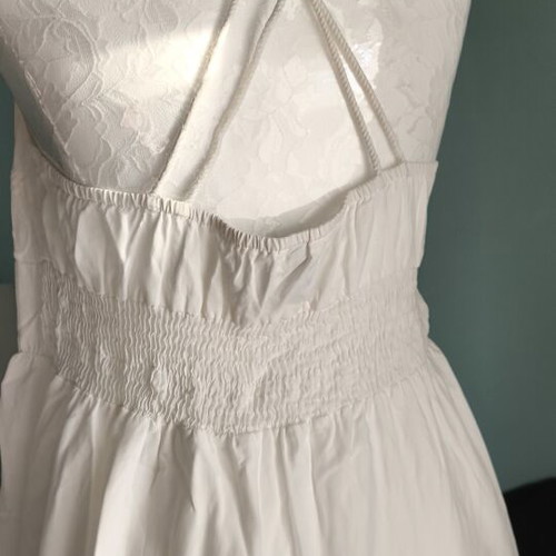Naf Naf White Long Dress like new, summer style