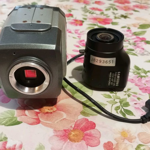 CCTV CCD camera with Samsung 10-50mm CS mount lens used