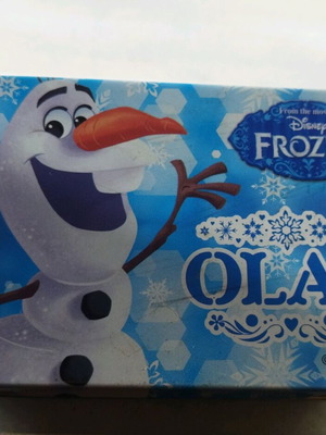 Olaf box from Frozen like new, metal collectible
