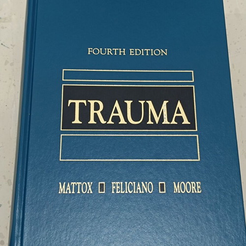 Trauma 4th edition medical book like new