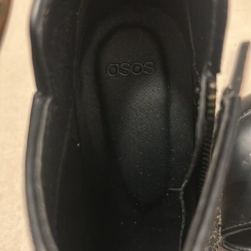 ASOS ankle boots new black with grey glitter, size 37
