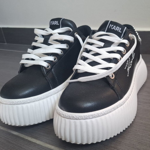 Karl Lagerfeld Paris women sneakers size 37 like new, black