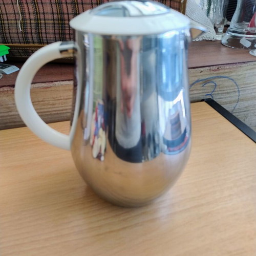 French press coffee maker stainless steel thermal 1 liter like new