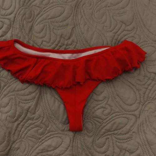 Swimwear bottom new, size M, red