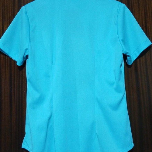 Pop Mari vintage turquoise short-sleeve shirt, one size