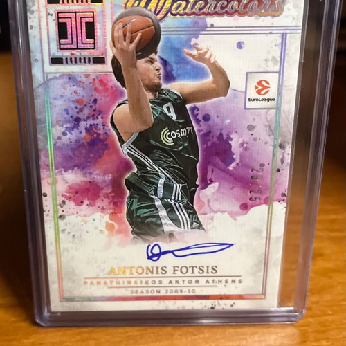 Antonis Fotsis Impeccable On Card Auto /25 Panini Origins Euroleague