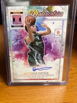 Antonis Fotsis Impeccable On Card Auto /25 Panini Origins Euroleague