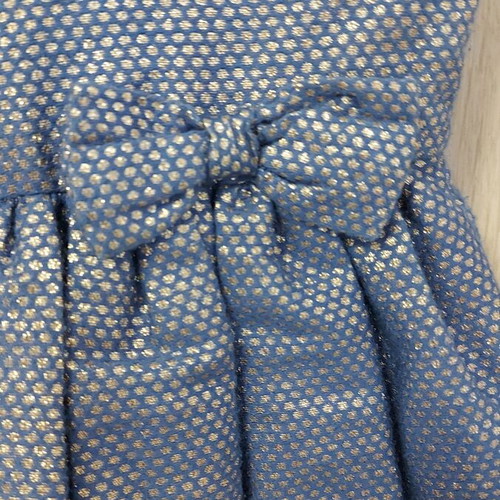 Esprit dress blue royal with gold, like new, for 3-year-old girl