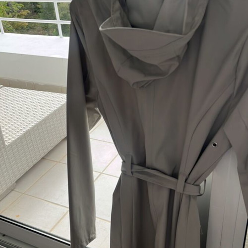 Rain raincoat like new, waterproof grey