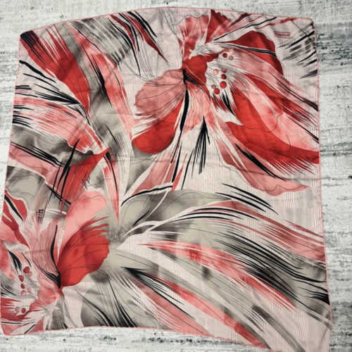 Satin scarf used, multicolored