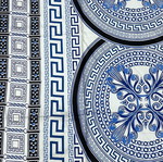 Large pareo with meander, 100% viscose