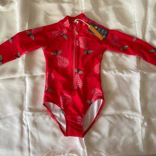Kite Girls' Long Sleeve Swimsuit 116cm 6Y New, UV Protection