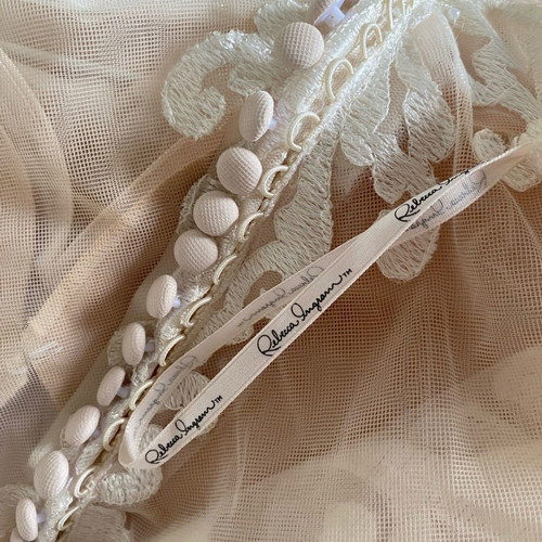 Rebecca Johnson Design wedding dress used, size M, beige