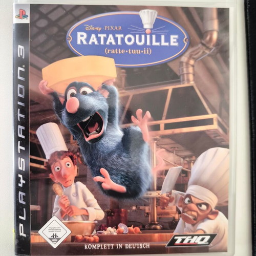 Ratatouille PS3 game in French, German, Spanish, Portuguese, Dutch