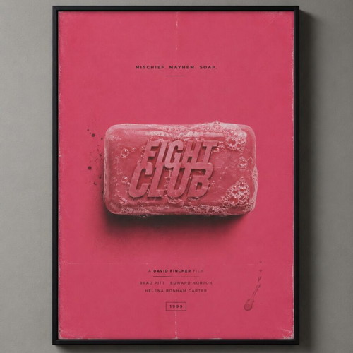 Fight Club framed poster 30x40cm new