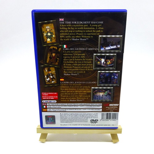Shadow Hearts Sony PlayStation 2 PS2 used with acrylic case