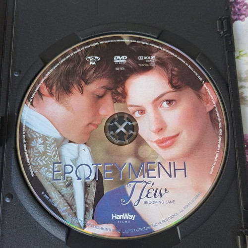 Becoming Jane DVD used, romantic social movie with subtitles