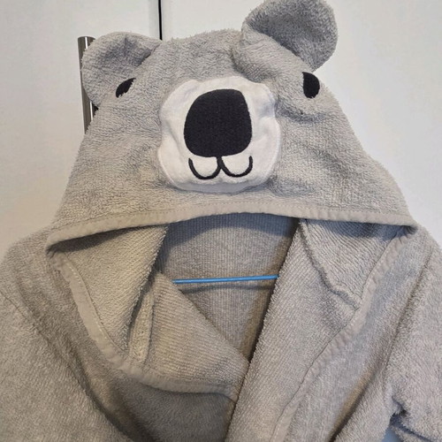 Baby bathrobe used, size 80/86 cm