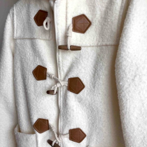 Helmi white coat new size Small
