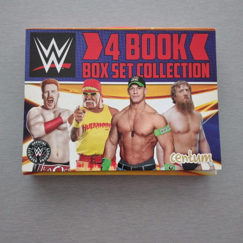 WWE 4 Book Box Set Collection used, kids pro-wrestling books