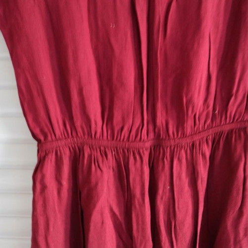 Red thin dress Bershka used, size S
