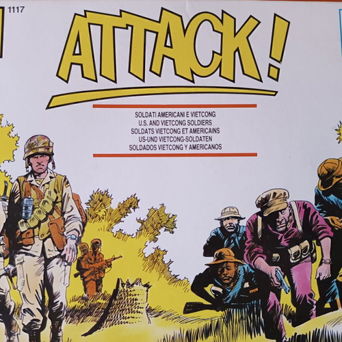 Attack! ESCI A-Toys Italian Military Figures 1:72 Scale like new