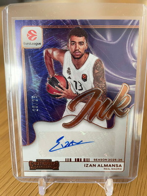 Izan Almansa 2025-26 Panini Contenders EuroLeague Ink auto 20/25 καινούργιο