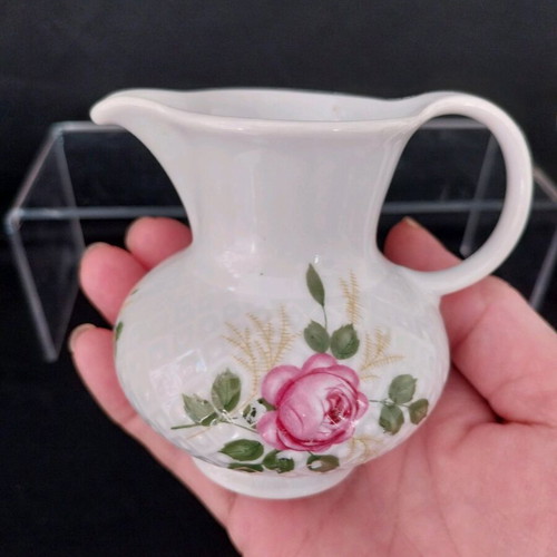 Vintage set of 3 milk jugs, Seltman Weiden, Zajecar Yugoslavia, Duraline England