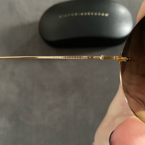 Victoria Beckham sunglasses used, brown/gold