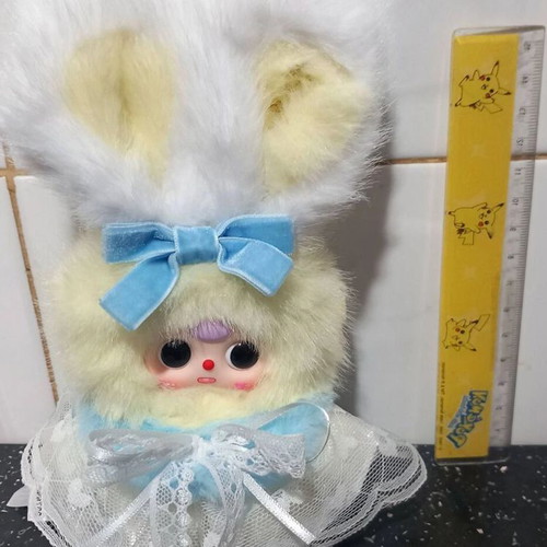 Baby Three Plush Rabbit Toy like new