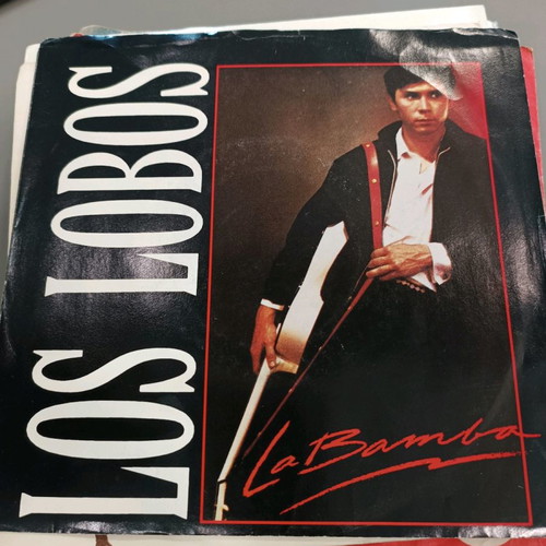 Los Lobos La Bamba vinyl record used 45 rpm