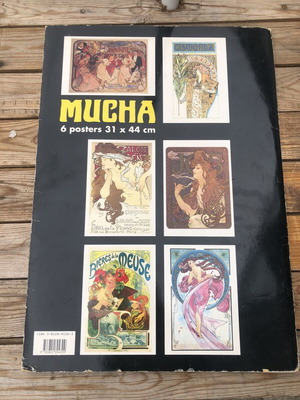 Mucha Posterbook με 6 μεγάλες αφίσες τέχνης, Taschen