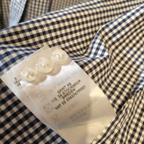 Gant women's shirt dark blue/white medium like new