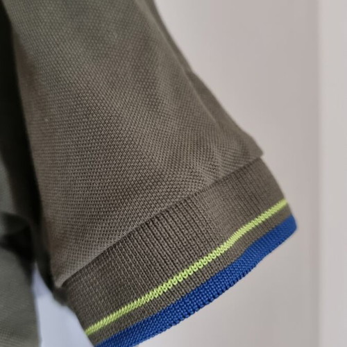 Visconti men's cotton polo shirt, green-olive, XL