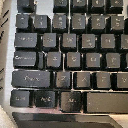 NOD Fury Gaming keyboard with RGB lighting (English US) like new