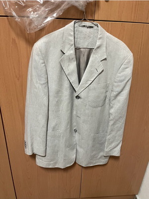 Glou men's jacket like new, size 52, ice color