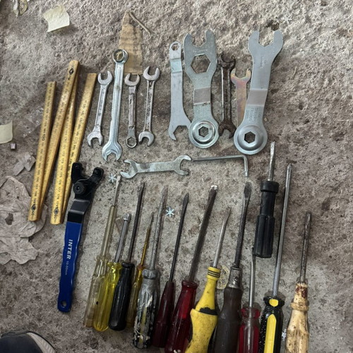 Various old tools, set of 26 pieces