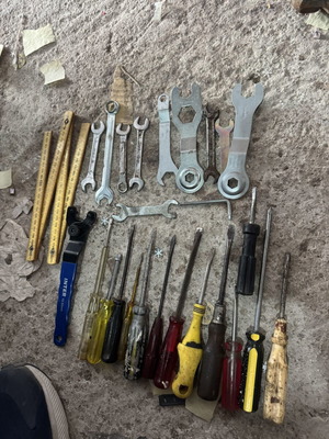 Various old tools, set of 26 pieces