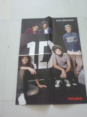 1D One Direction Vampire Diaries double collectible poster used