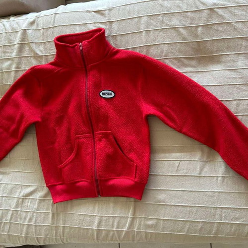 Impact fleece jacket red size S like new