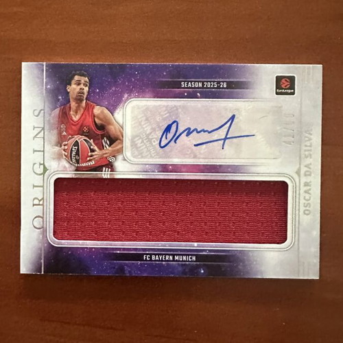 Panini EuroLeague Origins Oscar Da Silva /99 basketball card