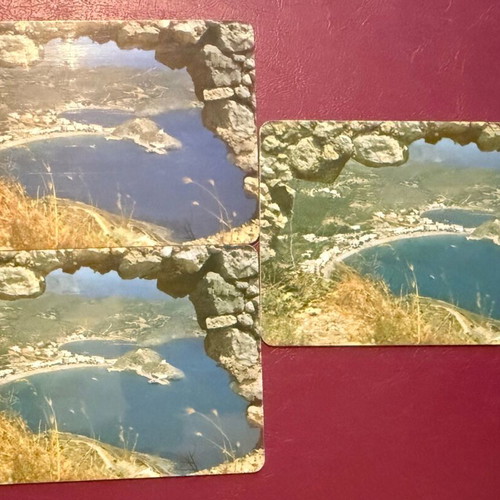 Kythera phone cards used, pack of 3, 03/95