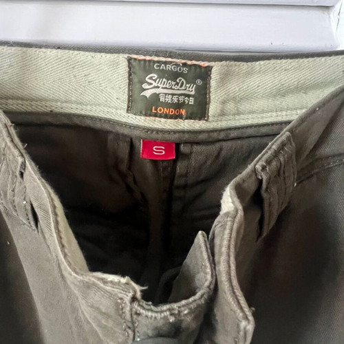 Superdry Women's Pants Green Used Size S