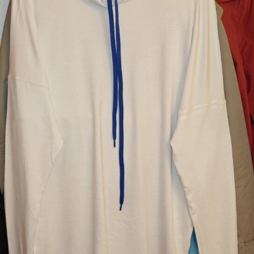 Sugarfree White Long-Sleeve Blouse Size Large Like New