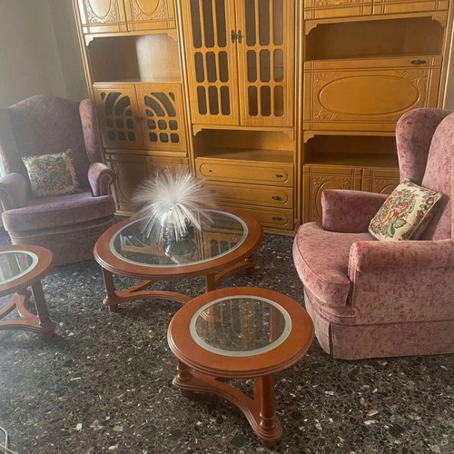 Living Room Furniture Set like new, composite, sofa, armchairs, tables