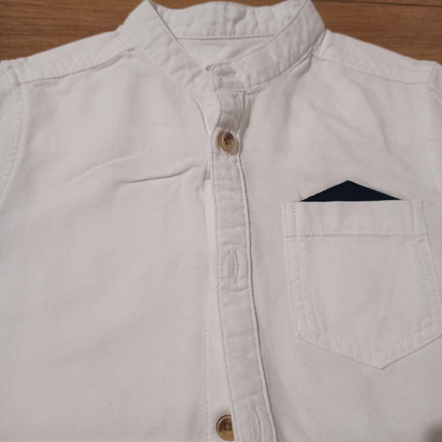Orchestra white Mao collar shirt 4 years 104 cm like new