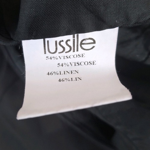 Lussile Excusive Colection dress black like new with satin detail